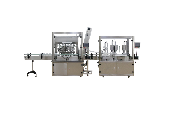 全自動液體灌裝機(jī)+全自動旋蓋機(jī)